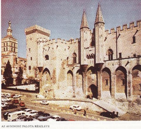 Az Avignoni Pápai palota részlet